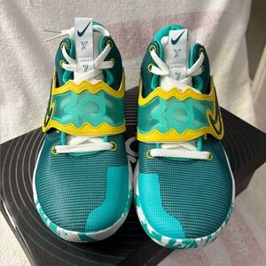 Nike KD Trey 5 X "Clear Jade/Geode Teal/Sail/Vivid Sulfur" Men's Sz 9.5